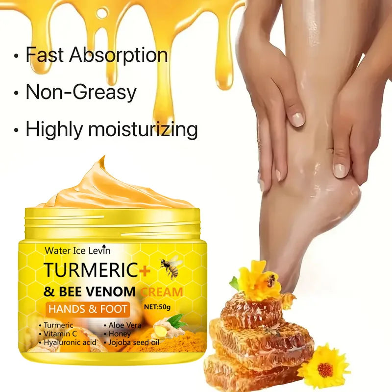 Turmeric, Honey & Bee Venom Foot & Hands Deep Repair Cream