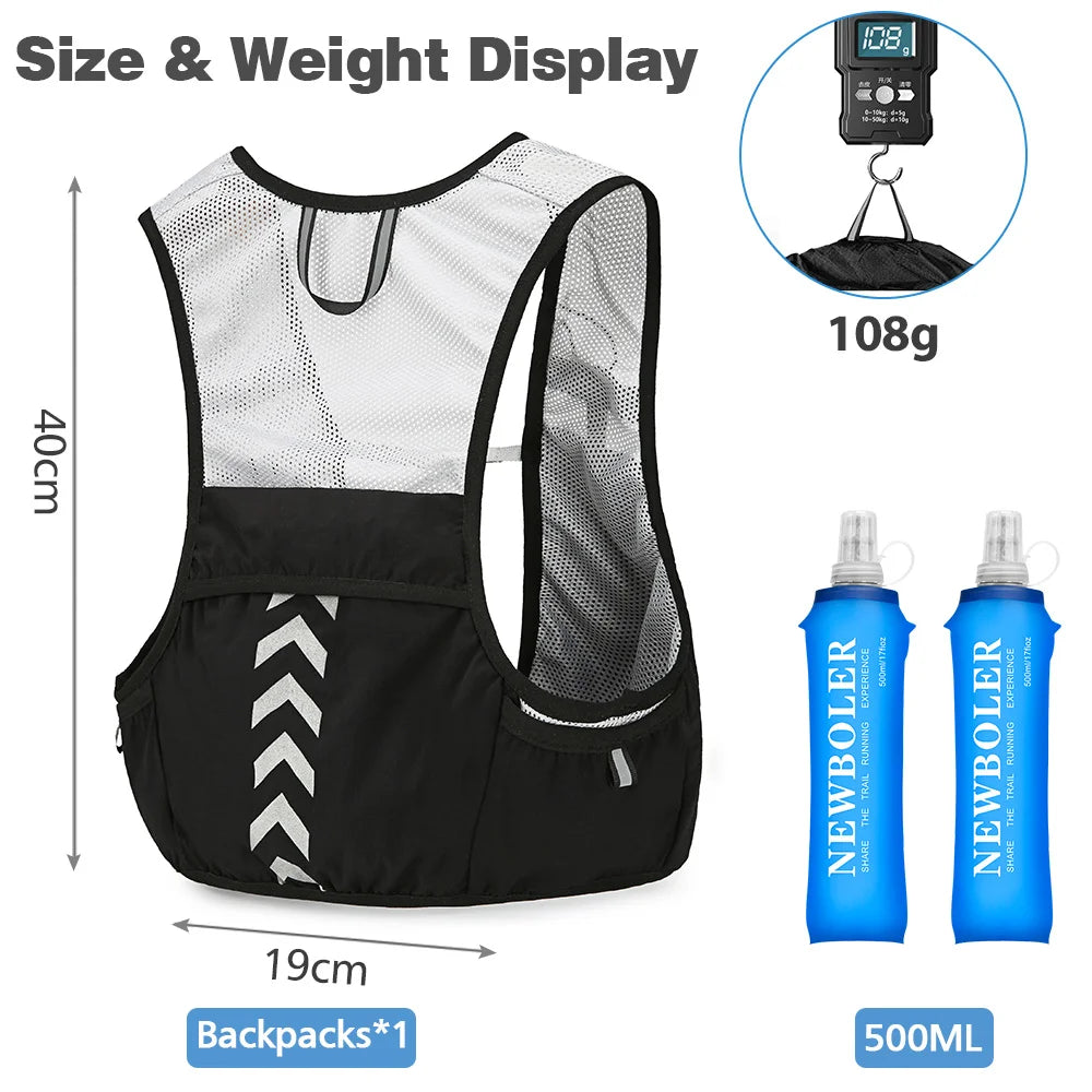 Chaleco Trail Running de Hidratación Ultraligera 5L