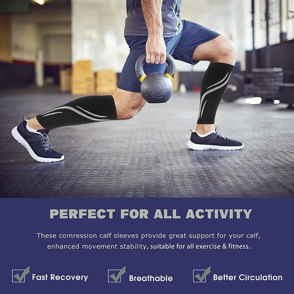 20-30 mmHg Calf Compression Sleeves for Running & Recovery