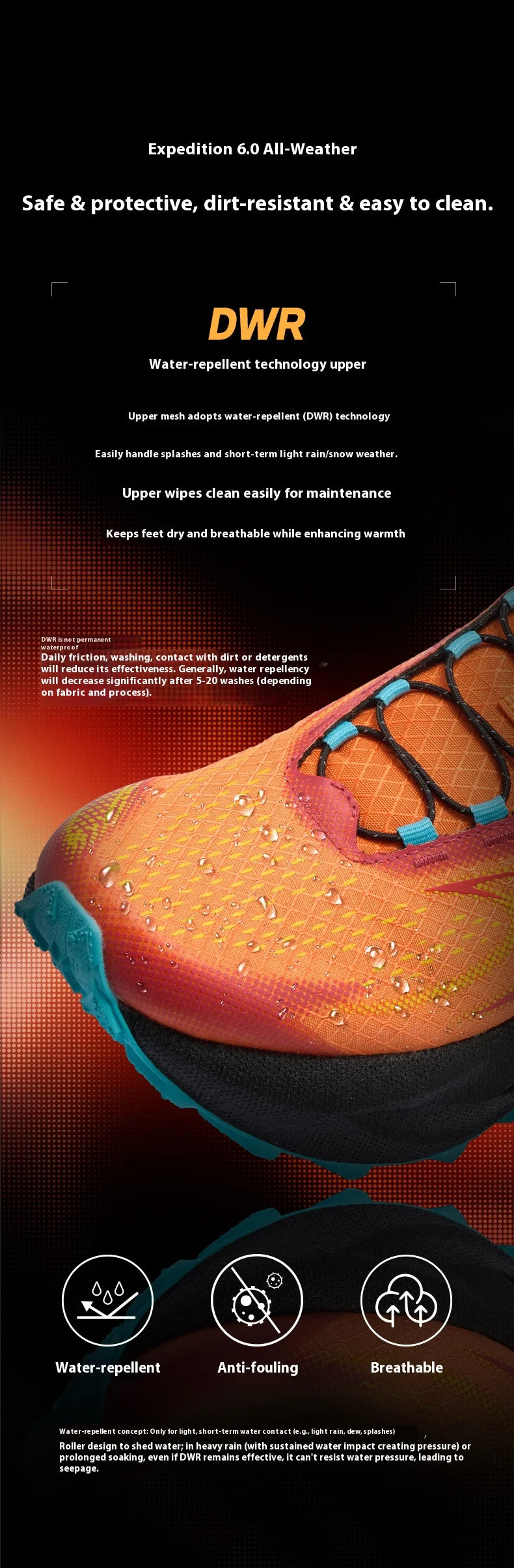 BMAI Trail Running Shoes – Lightweight Breathable -Orange