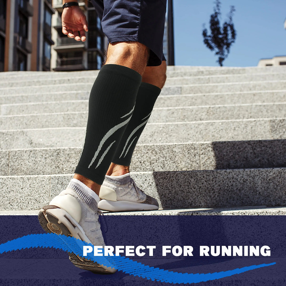 20-30 mmHg Calf Compression Sleeves for Running & Recovery