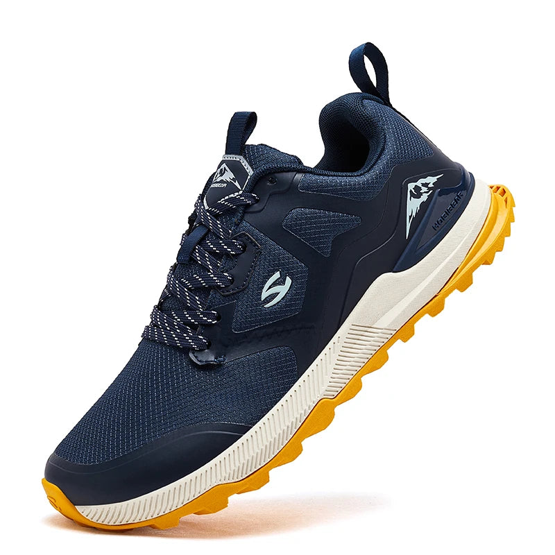 Unisex TrailFlex Hiking Sneakers – Lightweight Outdoor Shoes - Navy Blue