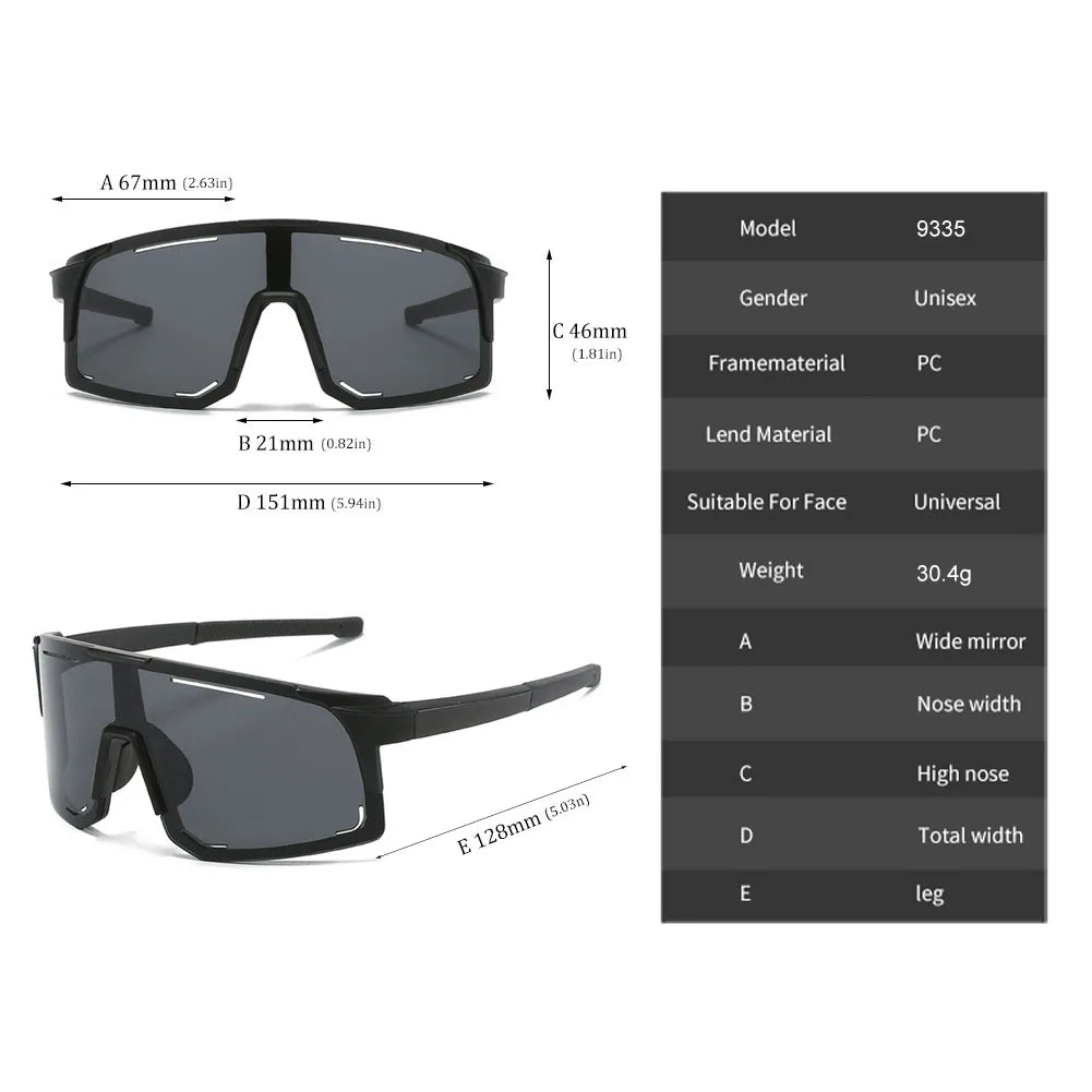 Gafas Deportivas Polarizada  UV400 - 9335 Dark Blue