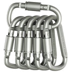 Tactical Carabiner Clips (4/6/12 Pack) – Outdoor Keychain & Gear Hooks