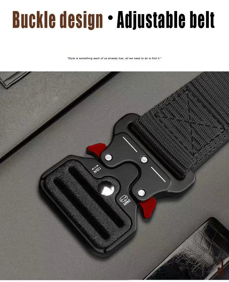 Tactical Quick Release Belt for Hiking, Camping & Work