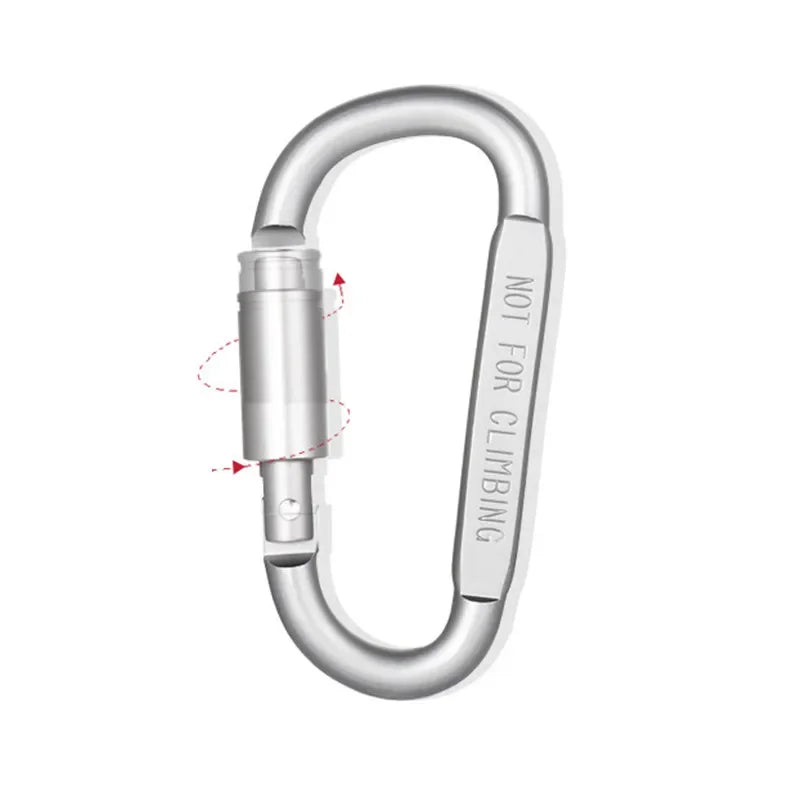 Tactical Carabiner Clips (4/6/12 Pack) – Outdoor Keychain & Gear Hooks