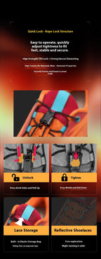 BMAI Trail Running Shoes – Lightweight Breathable -Orange