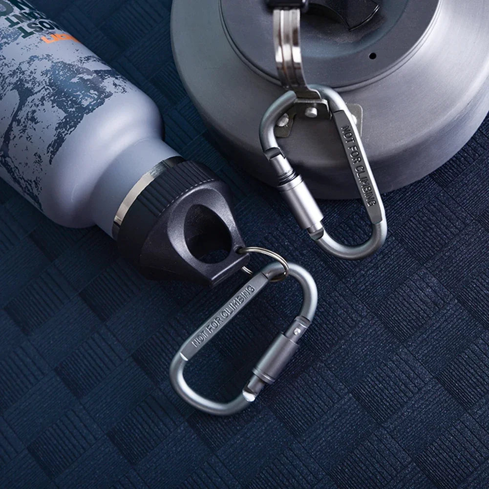 Tactical Carabiner Clips (4/6/12 Pack) – Outdoor Keychain & Gear Hooks