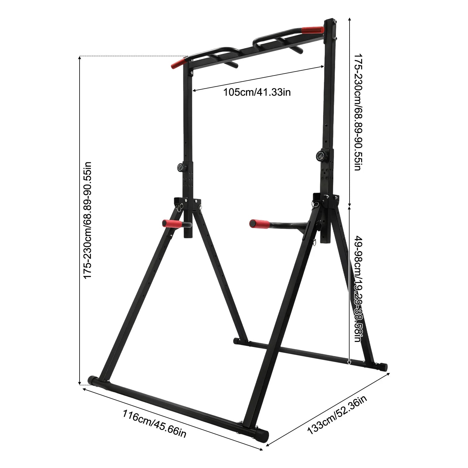 Adjustable Power Tower Pull-Up & Dip Station