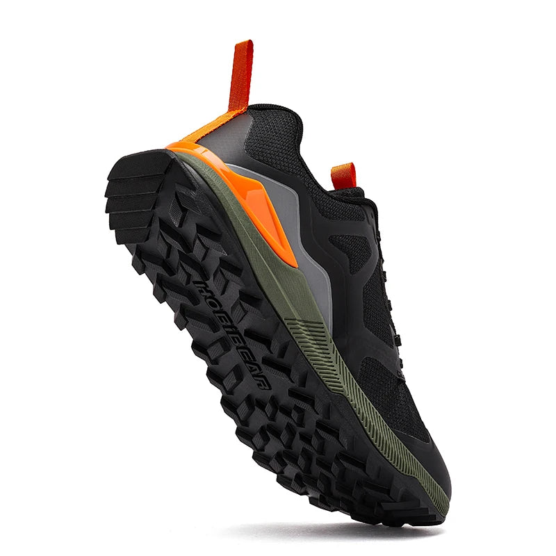 Unisex TrailFlex Hiking Sneakers – Lightweight Outdoor Shoes - Black