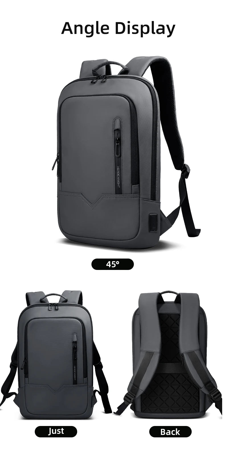 Smart Waterproof Laptop Backpack