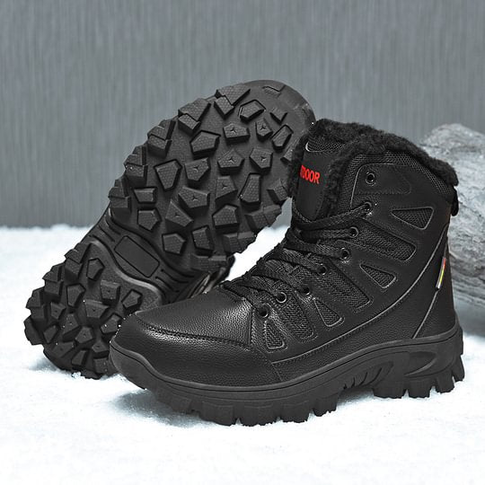 Men's combat boots – waterproof, slip-resistant hiking boots, puncture-resistant and ankle-sprain-protected work boots