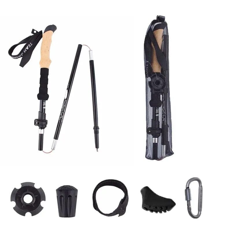 Kit 2 Bastones de Senderismo Ergonómicos Ultraligeros