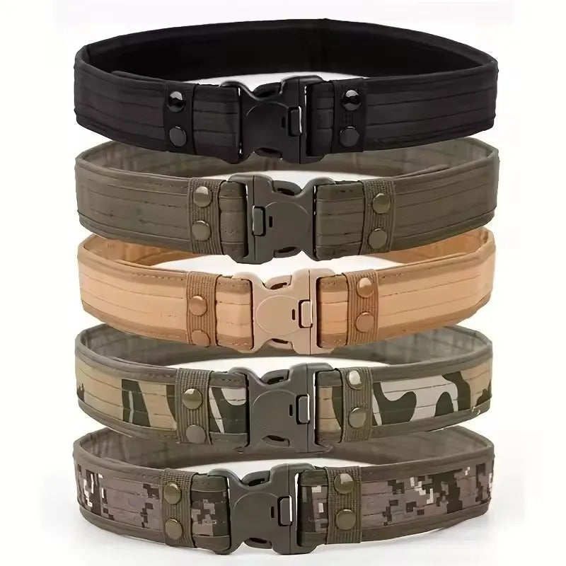 Tactical Quick-Release Military Belt for Men