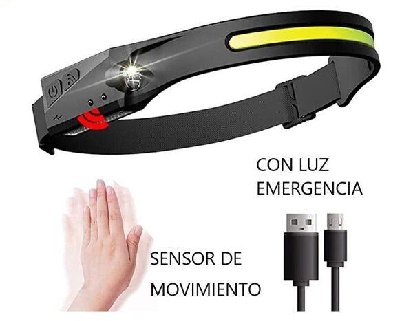Pack Aventura Exrrema = 2 Headlamps con Sensor + Power Bank Solar + Ebook Guía de Iluminación para Trekking