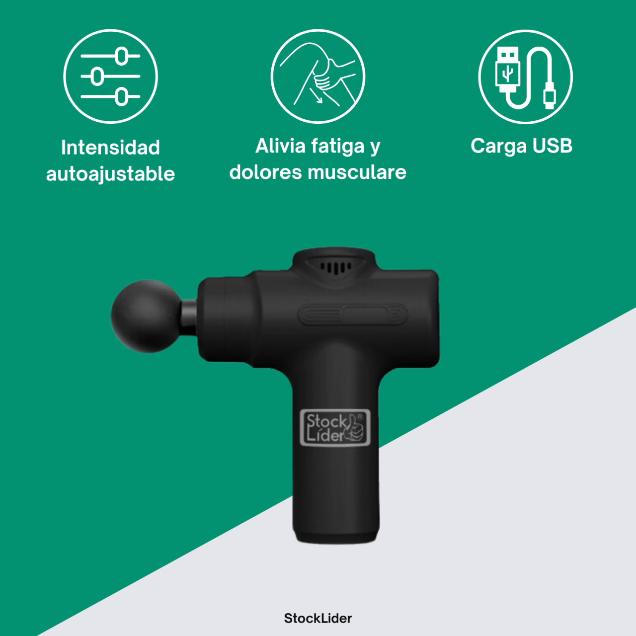 Pistola de Masaje Percusión Profesional