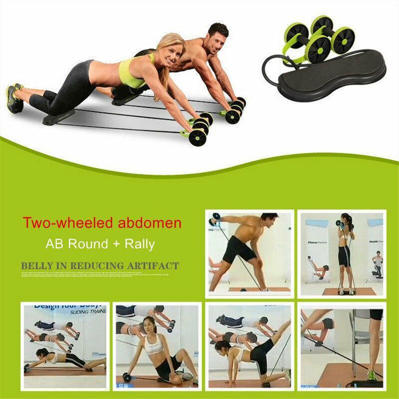 Ab Wheel + Resistance Bands