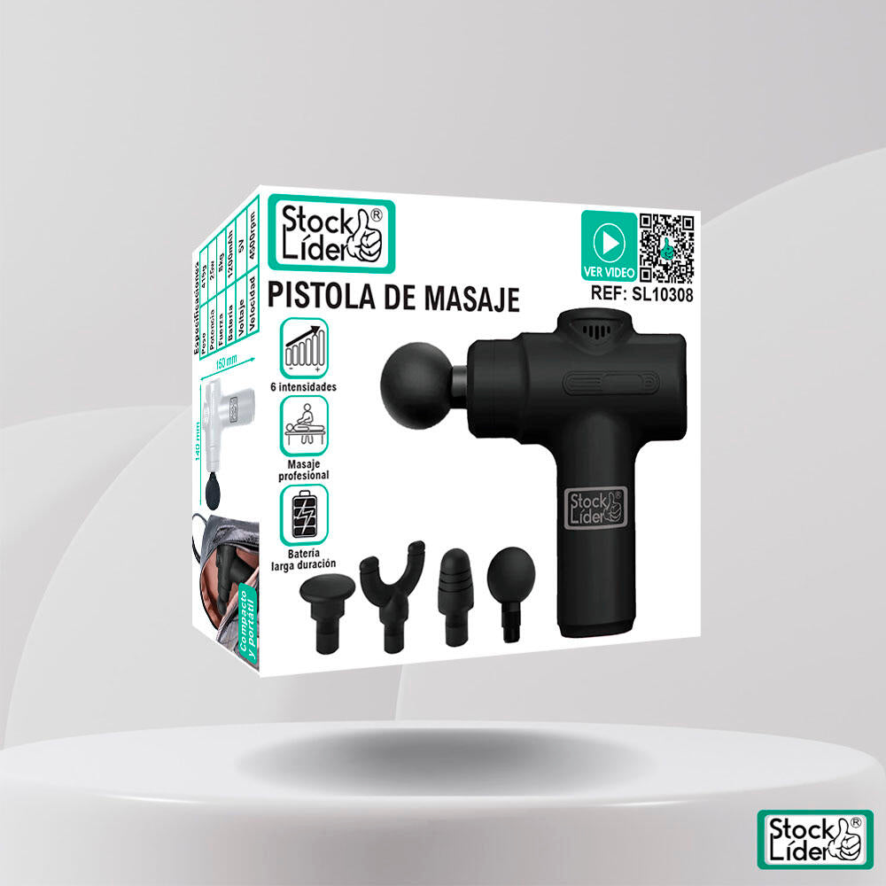 Pistola de Masaje Percusión Profesional