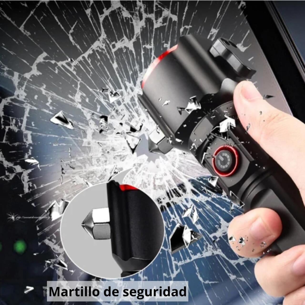Super Powerful Emergency LED Flashlight with Power Bank & Glass Breaker