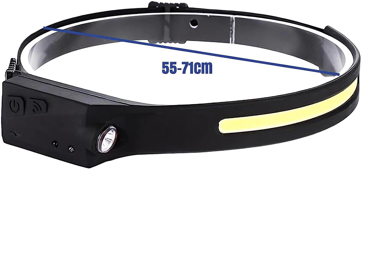 Linterna Frontal NightFlex Pro X3: 2 Luces Frontales LED com Sensor Inteligente para Trail Running y Aventuras al Aire Libre