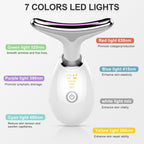 LUMI-SKIN - Masajeador antiarrugas facial con 7 luces