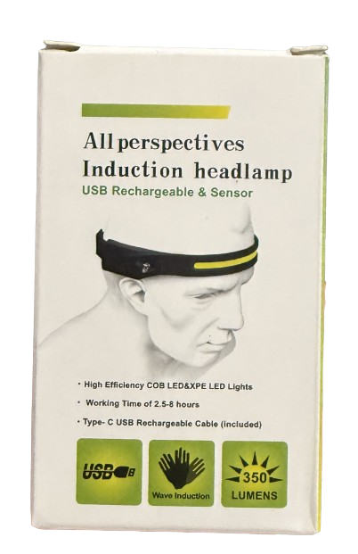 Linterna Frontal NightFlex Pro X3: 2 Luces Frontales LED com Sensor Inteligente para Trail Running y Aventuras al Aire Libre