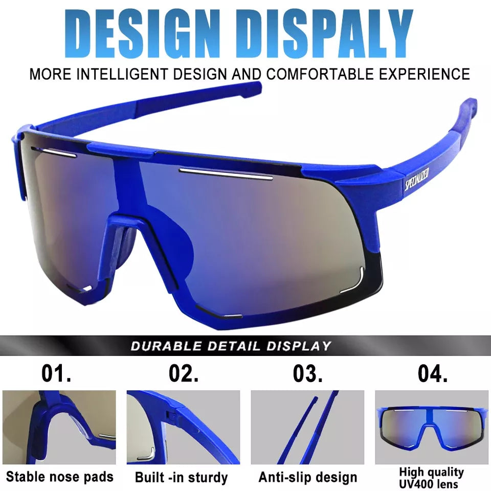 Gafas Deportivas Polarizada  UV400 - 9335 Blue